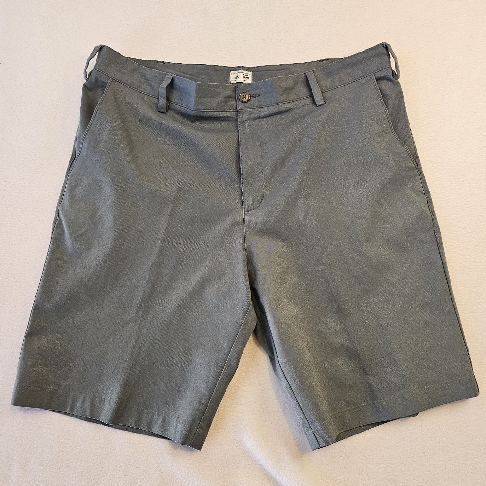 adidas Golf Men's Slate Gray Flat Front Shorts Size 36